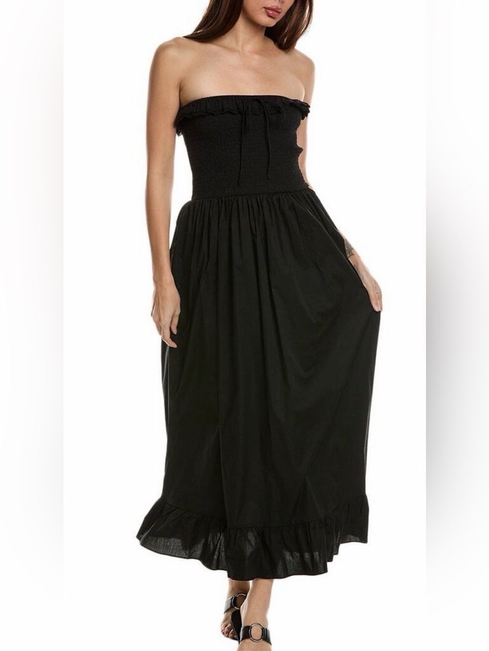 Solid & Striped Nikki Dress Black Sz S